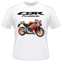 Camiseta Moto Honda Cod1 Cbr 1000 Rr Fireblade Repsol