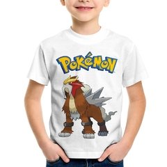 Camiseta Infantil Pokémon Entei