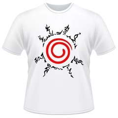 Camiseta Naruto Shippuden Selo Kyuubi Anime Camisa Cod1