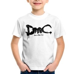 Camiseta Infantil Devil May Cry Dmc Logo