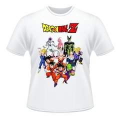 Camiseta Dragon Ball Z Anime Desenho Camisa Frente Verso
