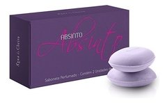 Agua De Cheiro Sabonete Absinto Feminino Floral 2x 90g