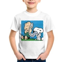 Camiseta Infantil Snoopy Línus