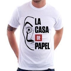 Camiseta La Casa De Papel Máscara