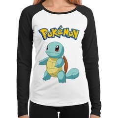Baby Look Raglan Pokémon Squirtle Longa