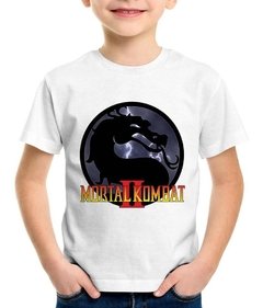 Camiseta Infantil Mortal Kombat Ii Mkii