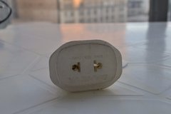 Adaptador De Tomada Usado Branco Original