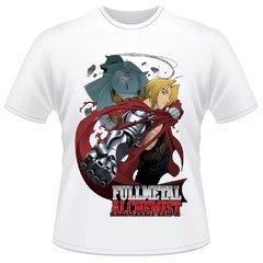 Camiseta Fullmetal Alchemist Frente E Verso Anime Cod1