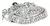 Cinto Strass Tres lineas - comprar online