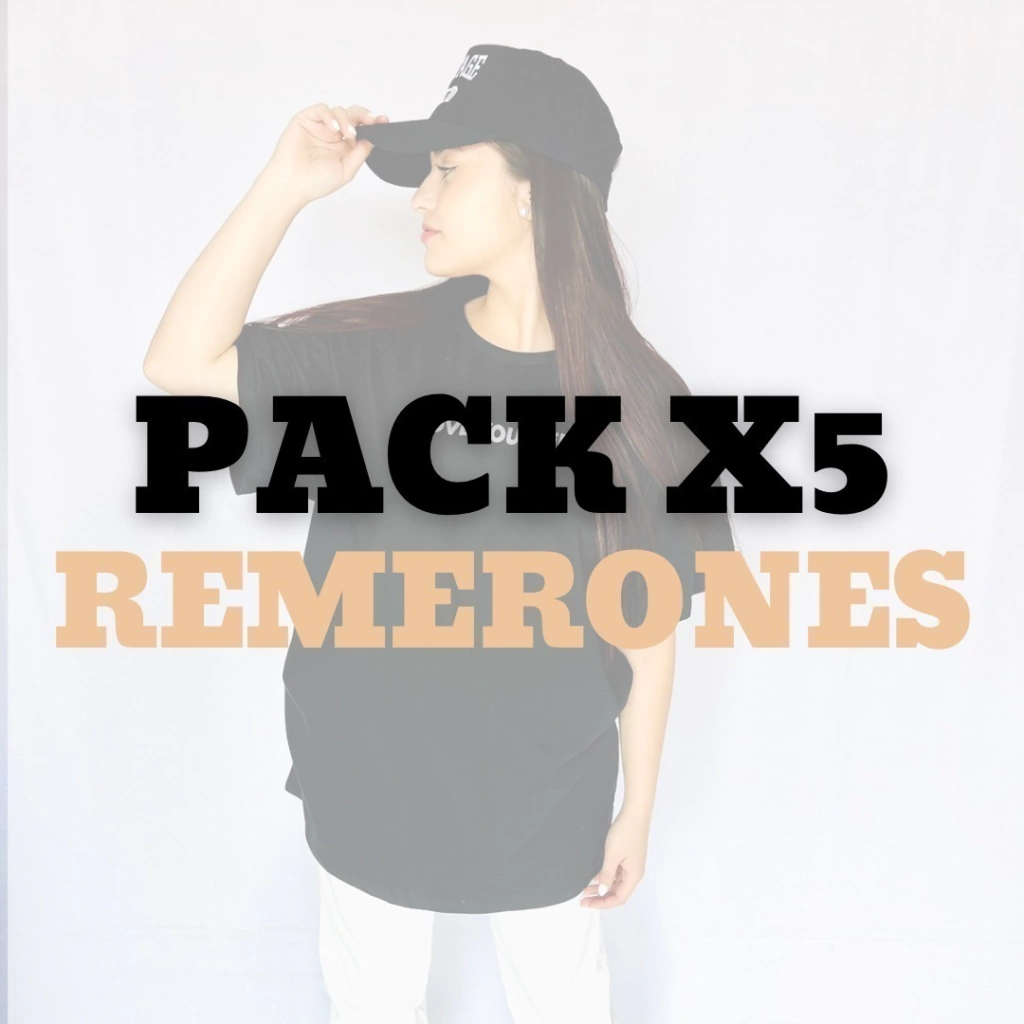 PACK X 5 REMERONES OVERSIZE
