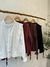 Blusa Broderie Bordo Magnolia - MemeShowroom