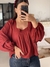 Blusa Lino Bordo - MemeShowroom