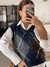 Chaleco Rombos Azul - MemeShowroom