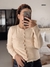 Cardigan bremer natural botones dorados en internet