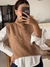 Chaleco Tejido Camel - tienda online