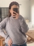 Sweater Media polera Gris - comprar online