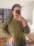 Sweater tejido canelon Verde - MemeShowroom