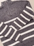 Sweater Tejido Polo Gris Rayas - tienda online