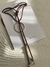 Collar cuero marron plata - MemeShowroom