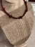 Collar piedras bordo en internet