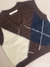 Chaleco Rombos Marron - tienda online