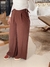 Pantalon palazzo Marron - tienda online
