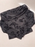 Remera Tull Negro flores hombros caidos - MemeShowroom
