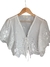 Blusa Broderie Blanca Lazo - MemeShowroom
