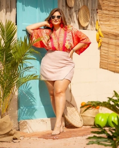 Body Blusê Vivian Estampado na internet