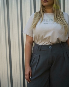 Calça Alfaiataria Candacy Kayla - Cinza na internet