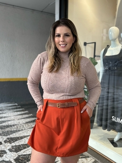 Blusa Tricot Modal Manga Longa Ane na internet