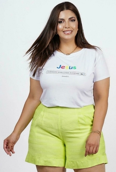 T-Shirt Estampada Se me buscarem de todo coração me encontrarão