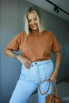 T-shirt Tali 100% algodão Plus Size