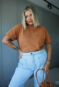 T-shirt Tali 100% algodão Plus Size na internet