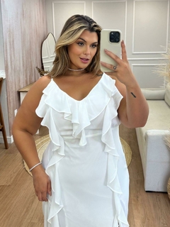 Imagem do Vestido Longo Isadora com Fenda e Alças Reguláveis