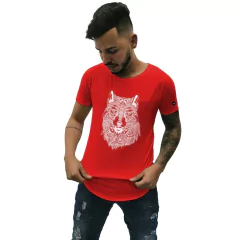 Camiseta Longline Cellos Abstract Wolf Premium - QESTILOS - Todos os estilos em um só lugar