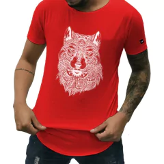 Imagem do Camiseta Longline Cellos Abstract Wolf Premium