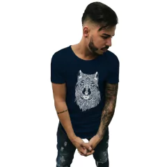 Camiseta Longline Cellos Abstract Wolf Premium