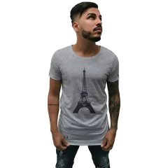 Camiseta Longline Cellos Eifel Tower Premium - QESTILOS - Todos os estilos em um só lugar