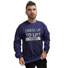 Moletom Crew Neck Cellos Up II Premium - QESTILOS - Todos os estilos em um só lugar