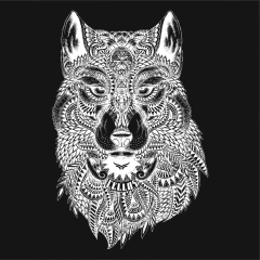 Imagem do Regata Cellos Abstract Wolf Premium