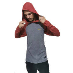 Camiseta Manga Longa Ezok Basic Line Cinza Escuro