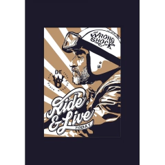 Camiseta Ukkan Ride E Live na internet