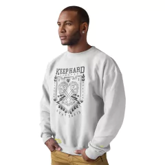 Moletom Crew Neck Ukkan Keep Hard