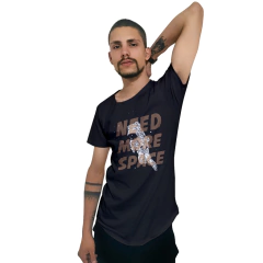 Camiseta Longline Ukkan Space