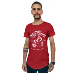 Camiseta Longline Ukkan Ride Forever - QESTILOS - Todos os estilos em um só lugar