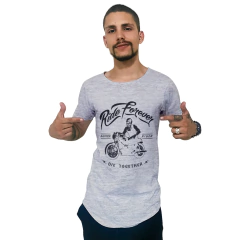 Camiseta Longline Ukkan Ride Forever