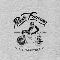 Camiseta Longline Ukkan Ride Forever na internet