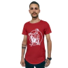 Camiseta Longline Ukkan Skull Skate