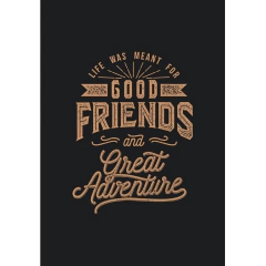 Camiseta Ukkan Good Friens - QESTILOS - Todos os estilos em um só lugar
